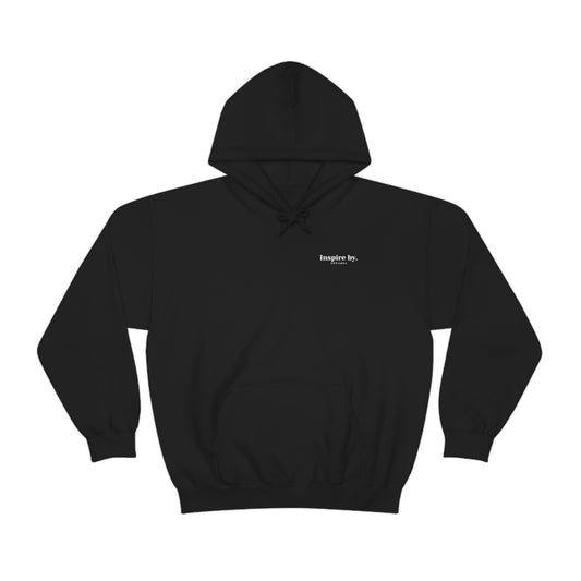 inspire by apparel hoodie black