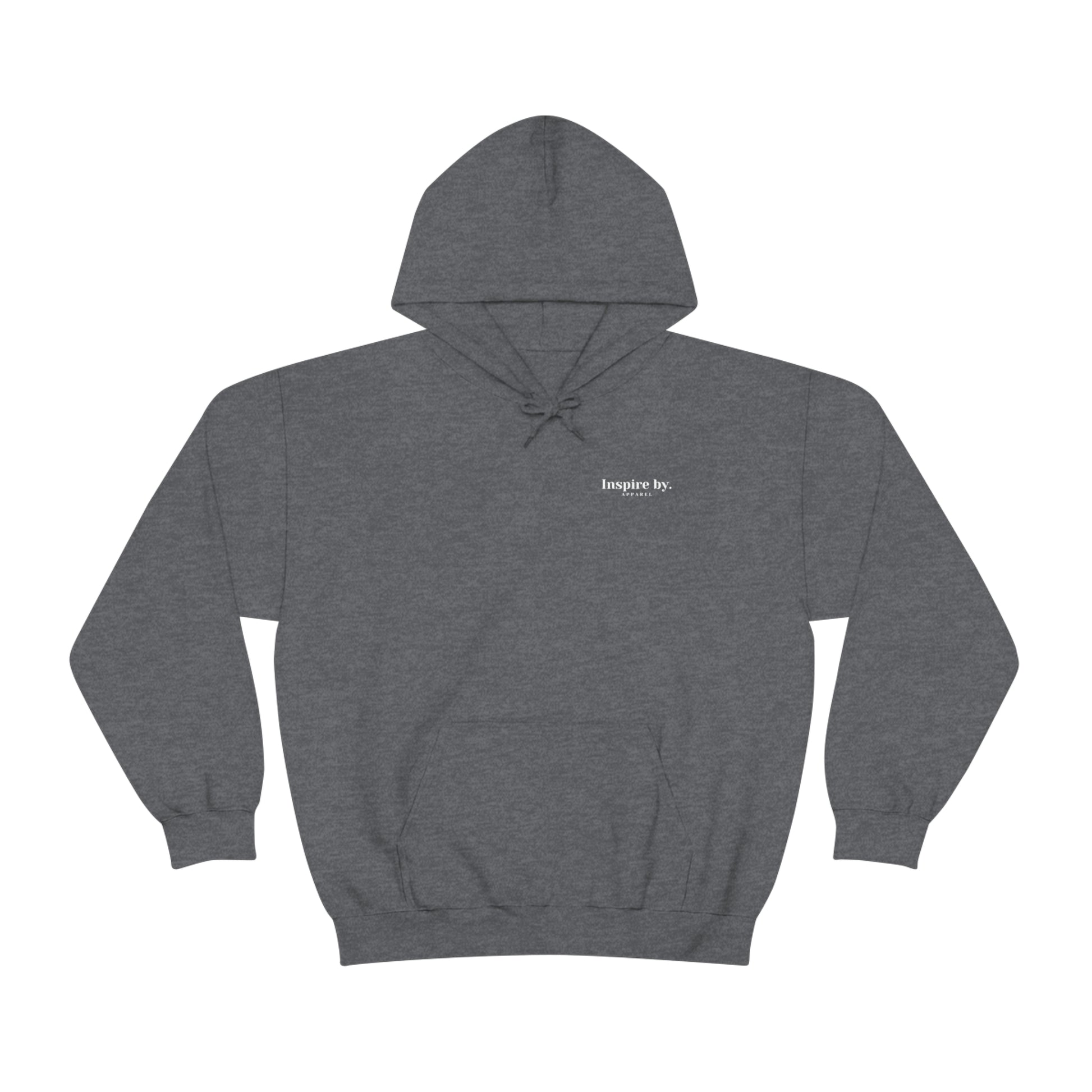 inspire by apparel hoodie dark grey