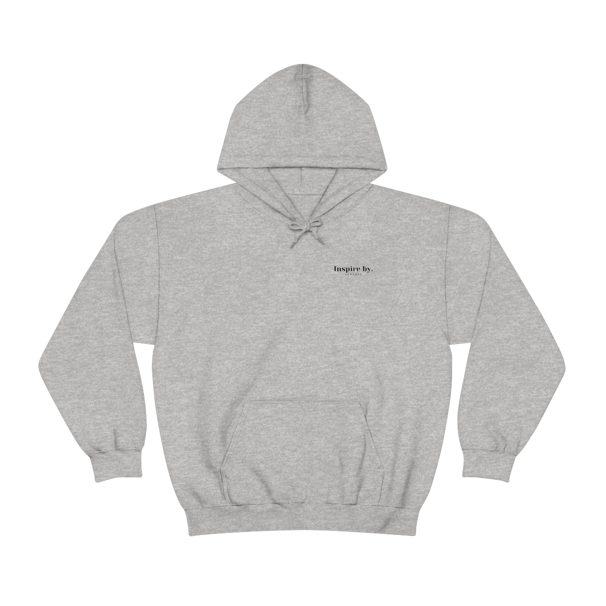 inspire by apparel hoodie sports grey